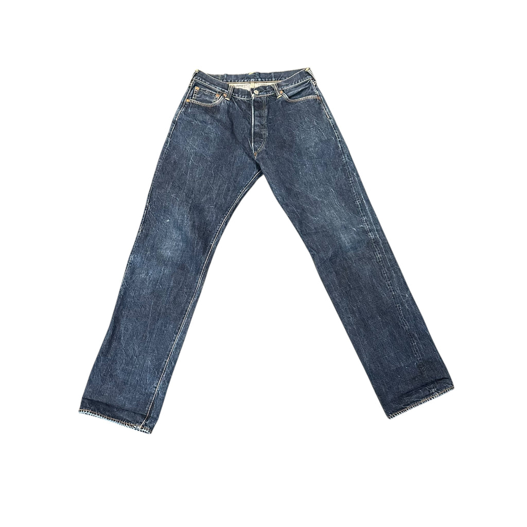 Vintage Evisu Denim Dark Blue/Green Flower