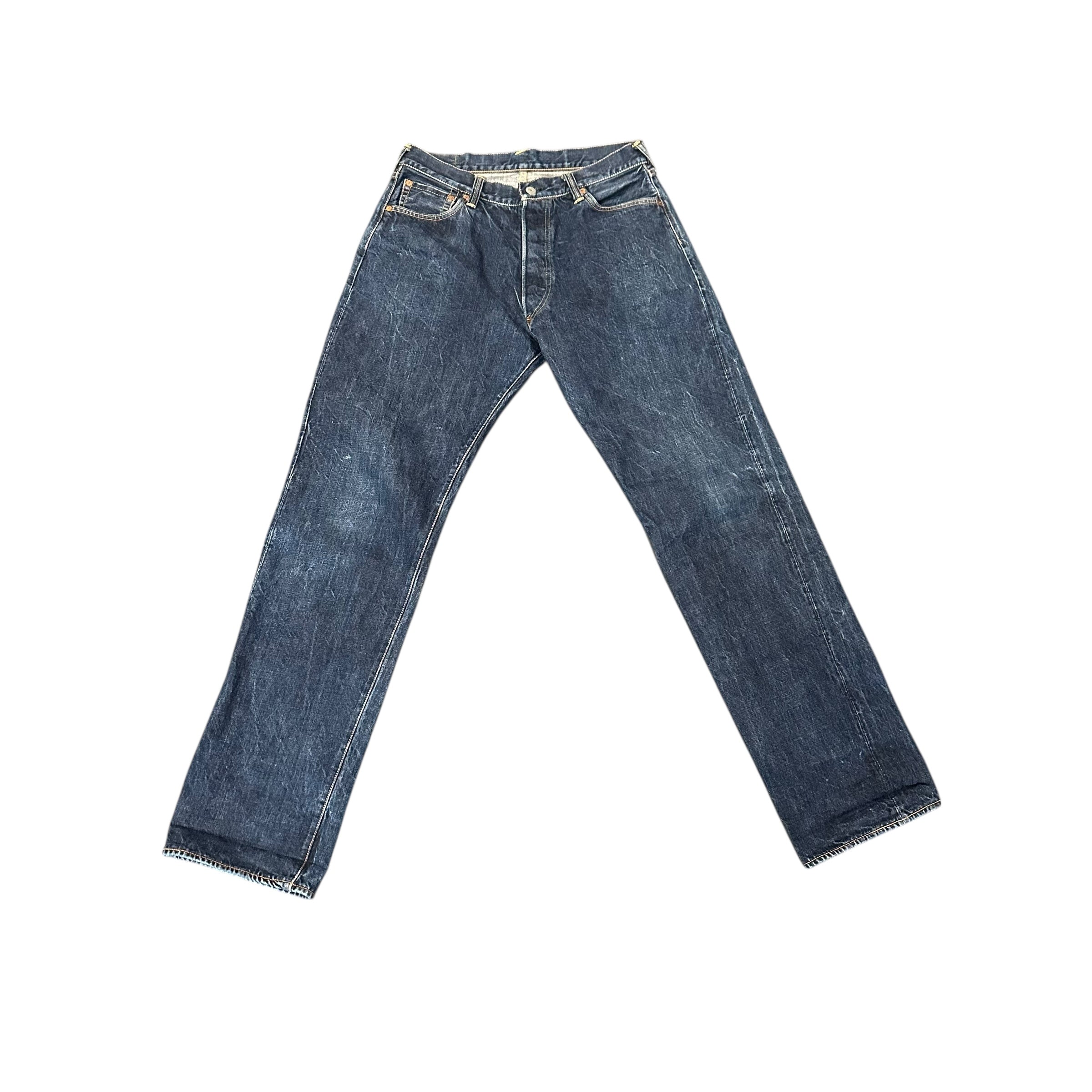 Vintage Evisu Denim Dark Blue/Green Flower