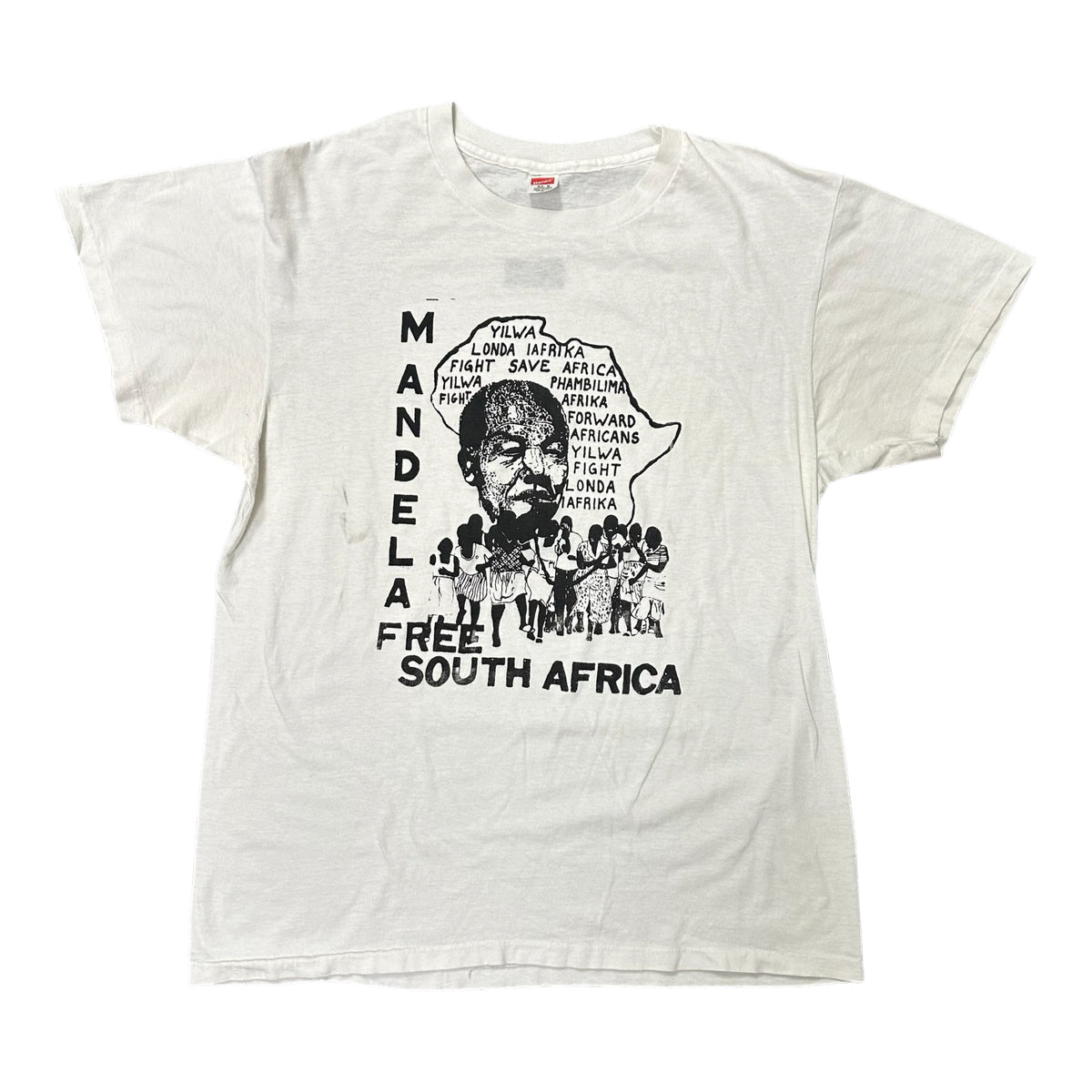 Vintage Nelson Mandela "Free South Africa" Tee