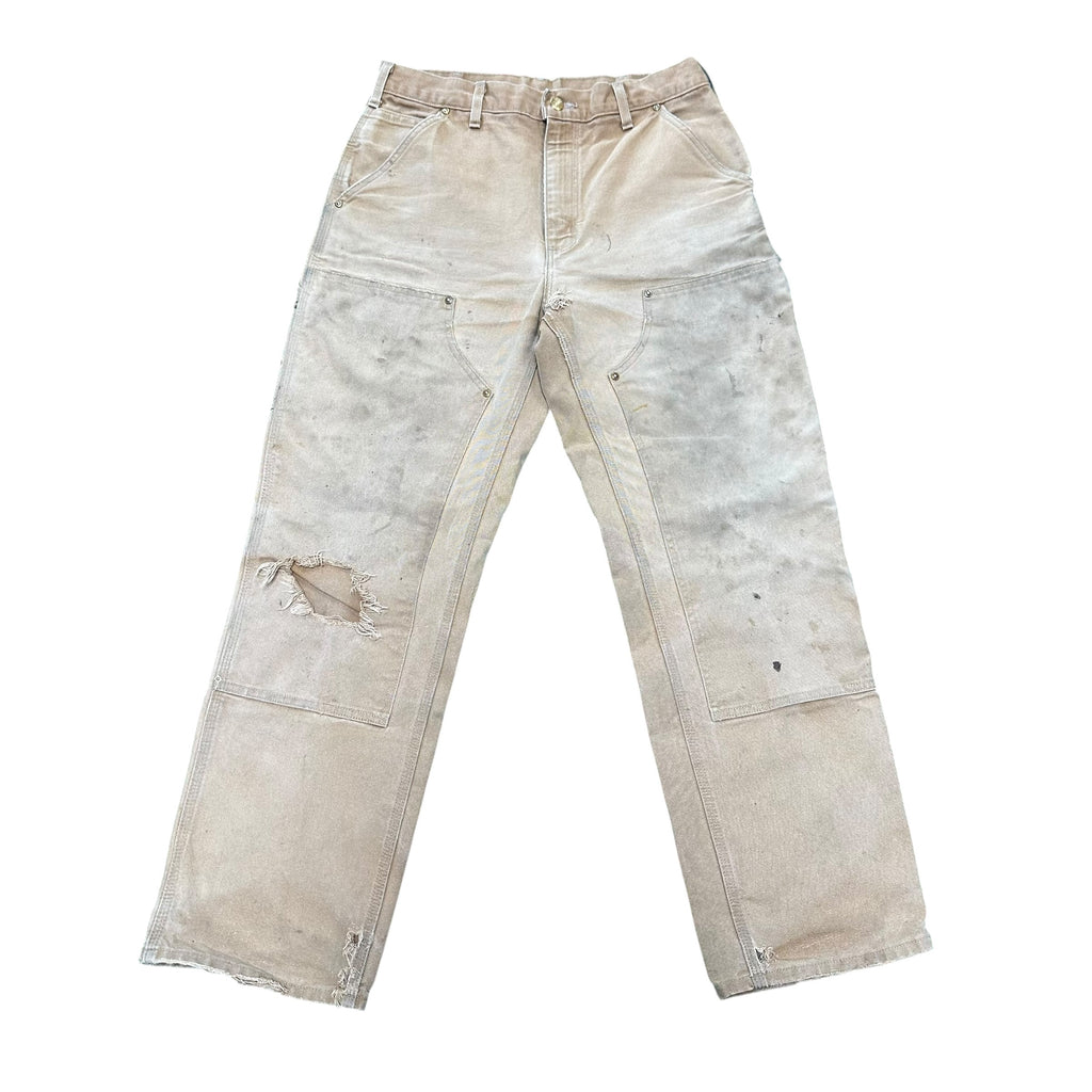 Tan Carhartt Double Knee Pants
