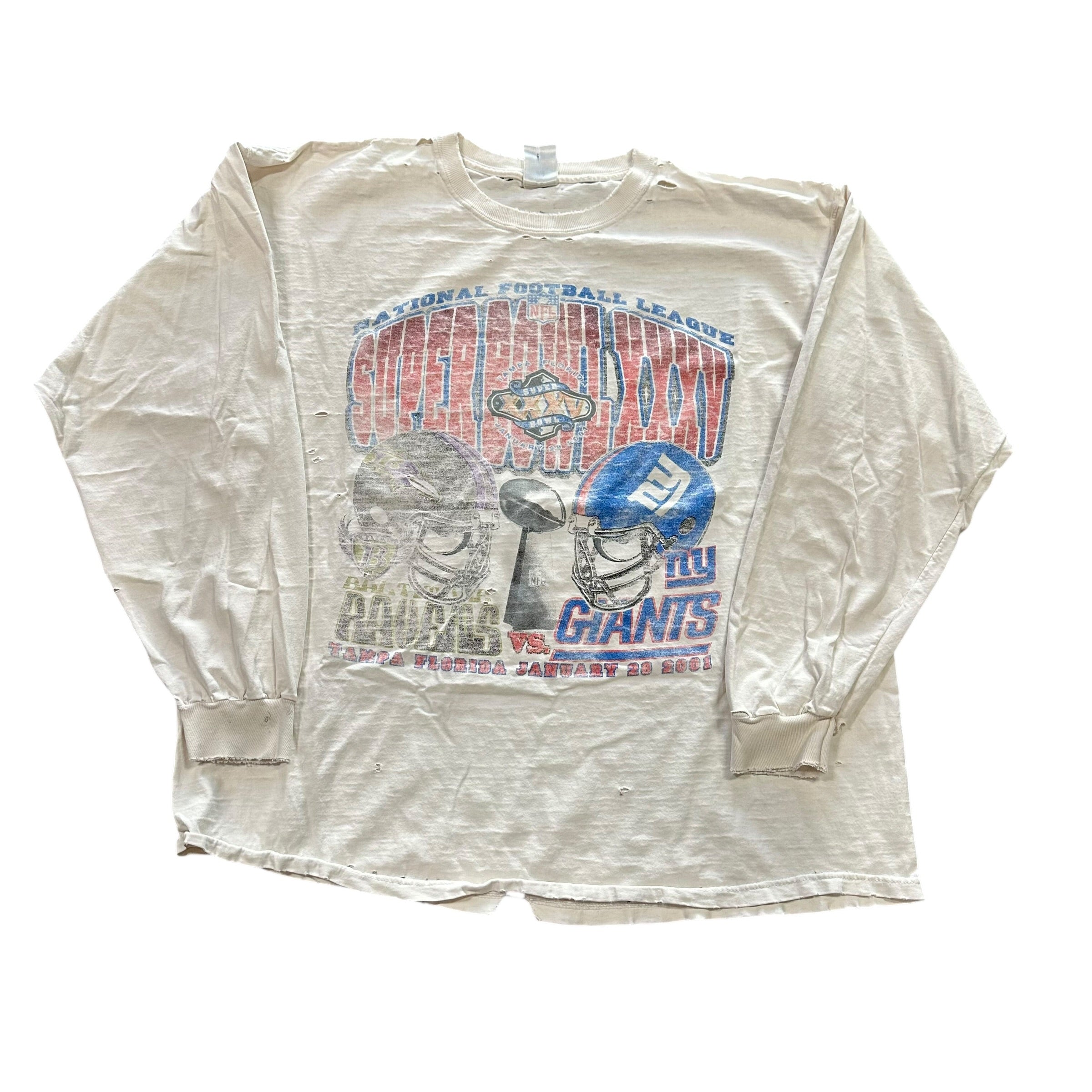 Raven vs Giants Superbowl Longsleeve Shirt