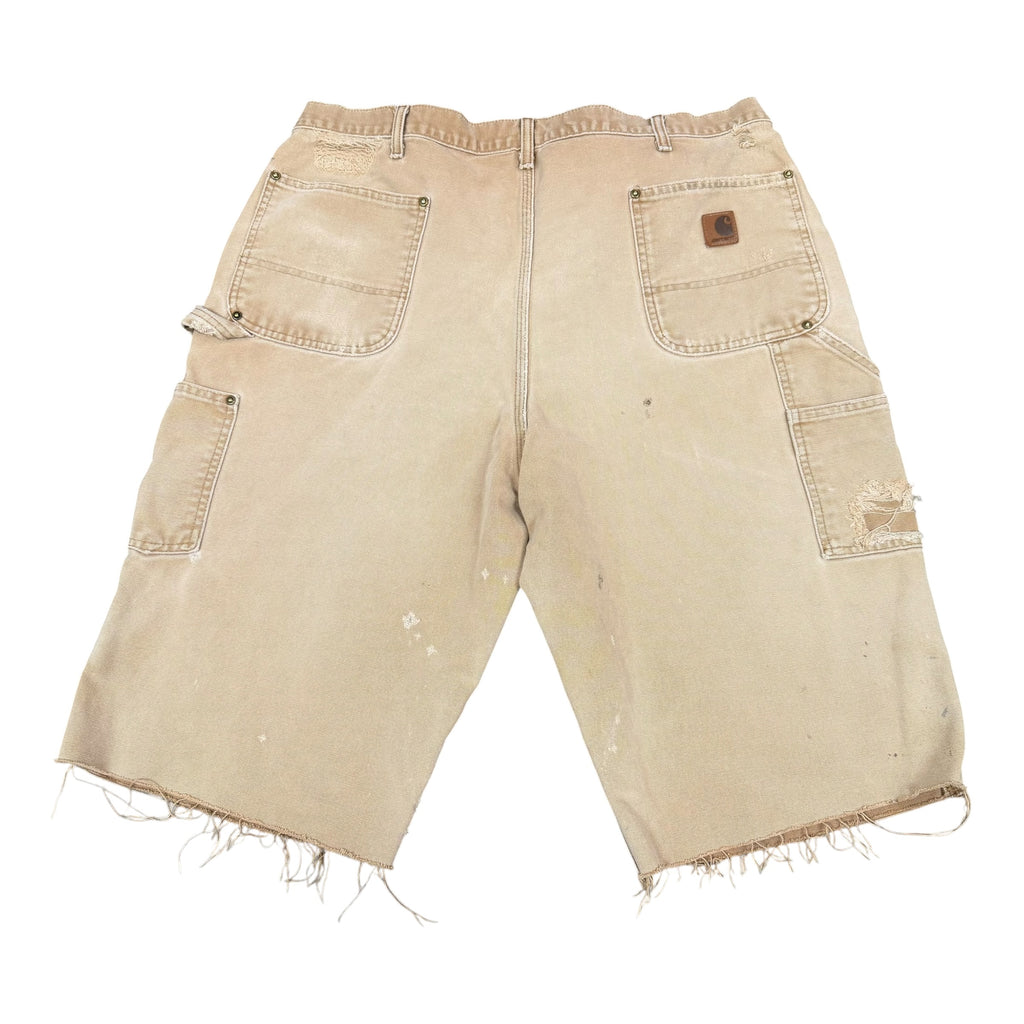 Vintage Carhartt Khaki Double Knee Shorts(40)