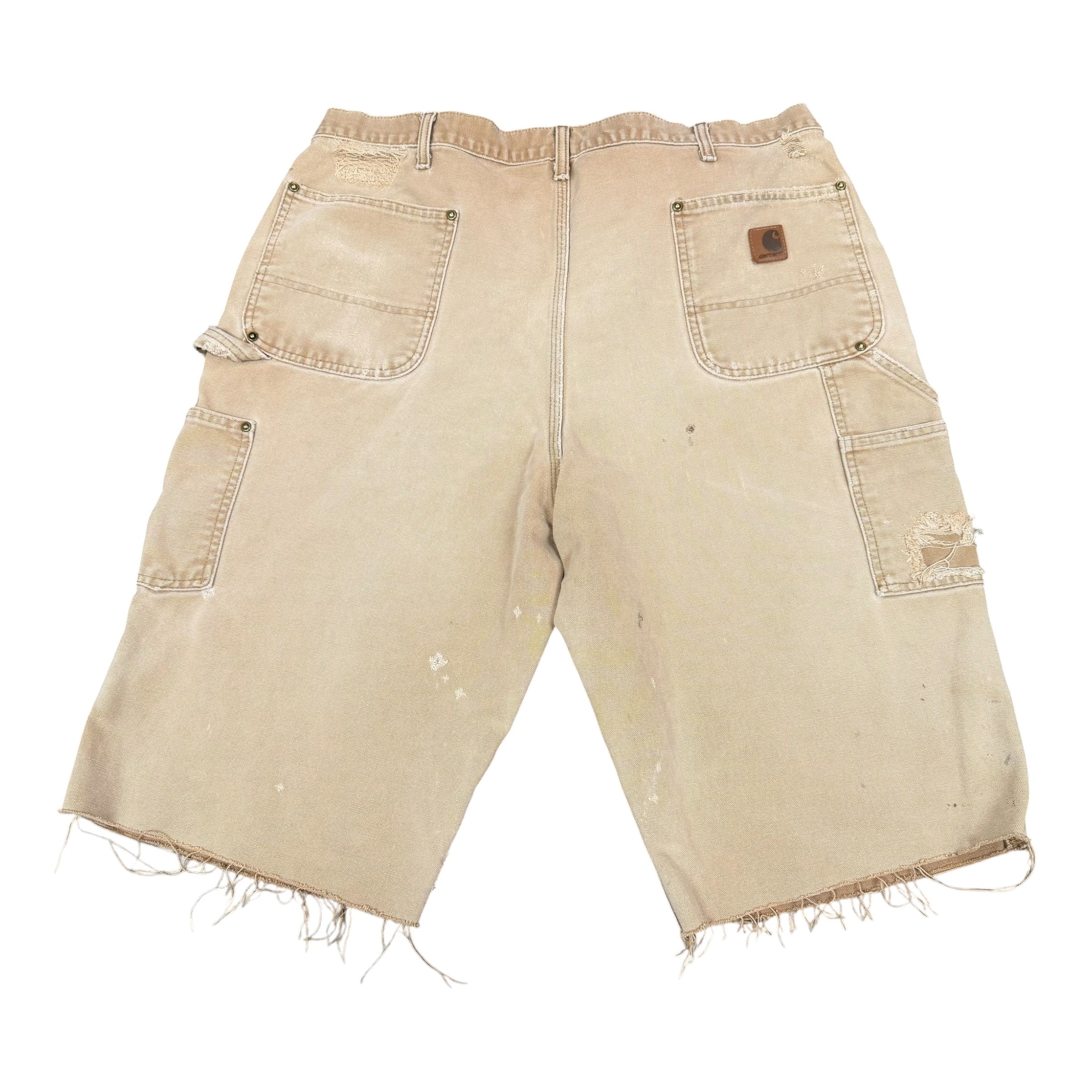 Vintage Carhartt Khaki Double Knee Shorts(40)