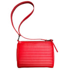 Red Diesel Leather Crossbody Bag.