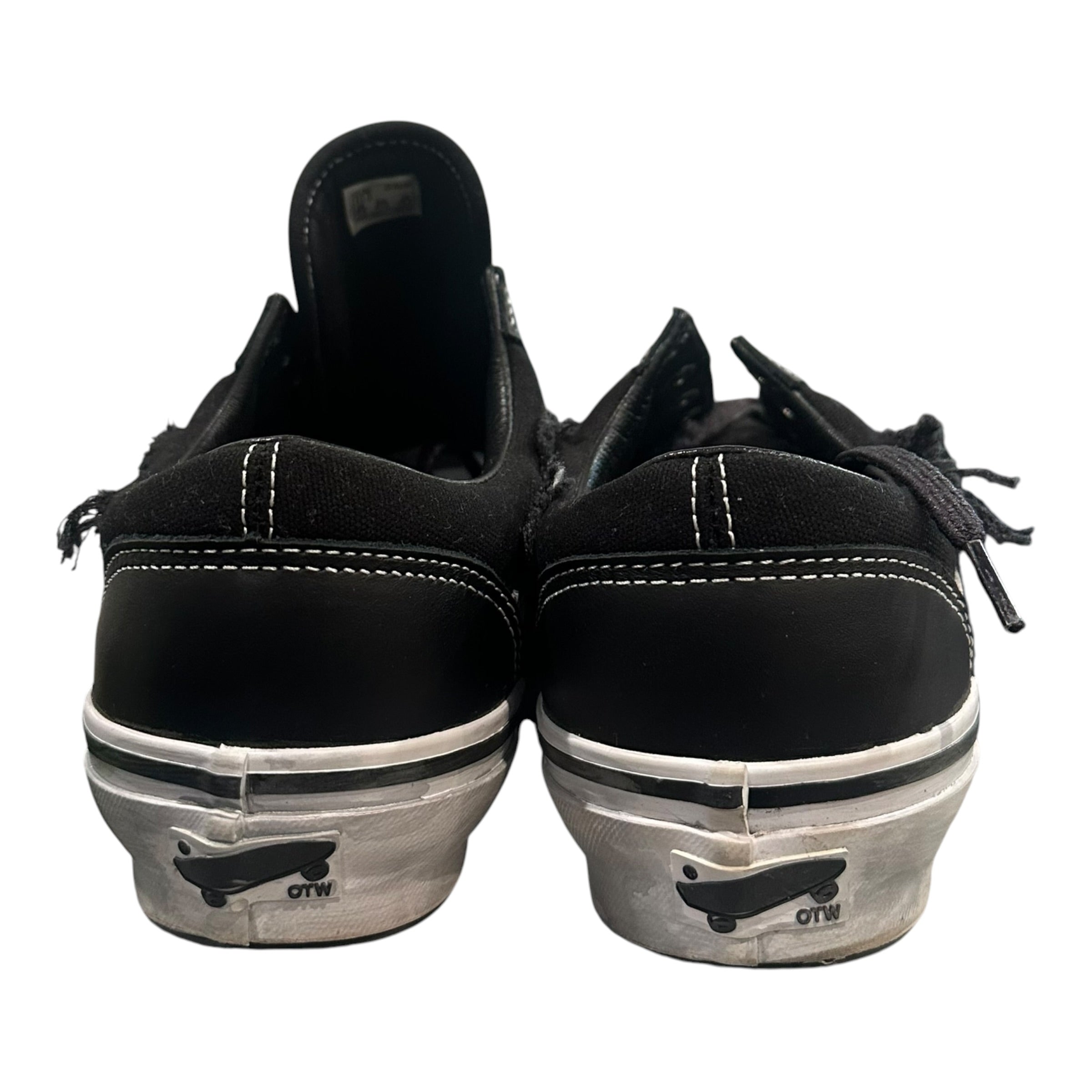 NEW OTW Black Distressed Vibram Vans