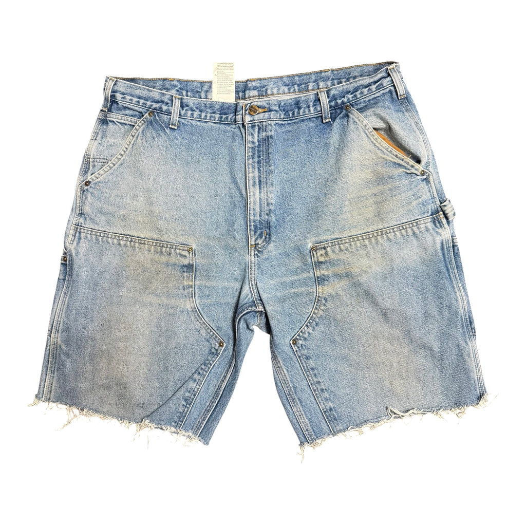 Vintage Carhartt Blue Double Knee Shorts(42)