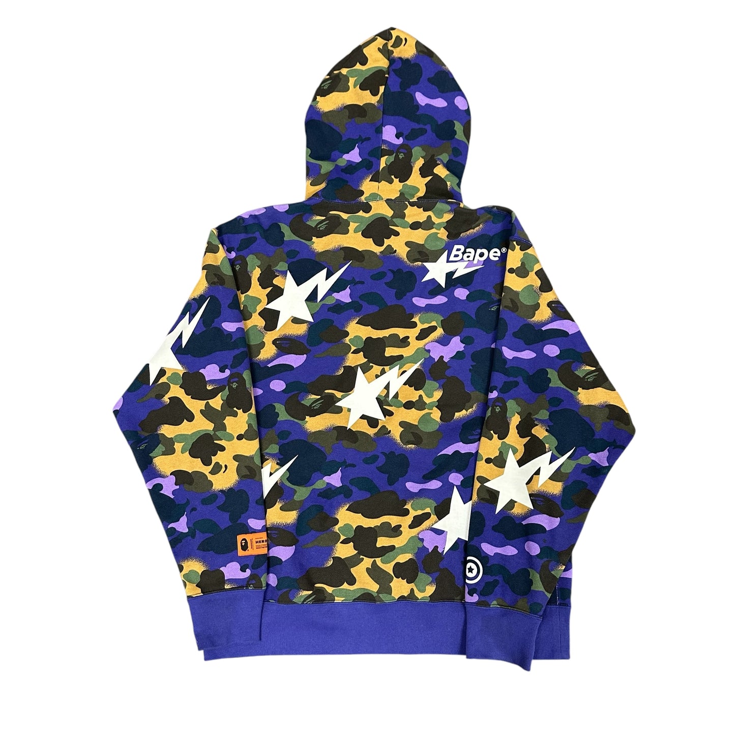 Bape x Heron Preston 1st Camo Zip Up Hoodie