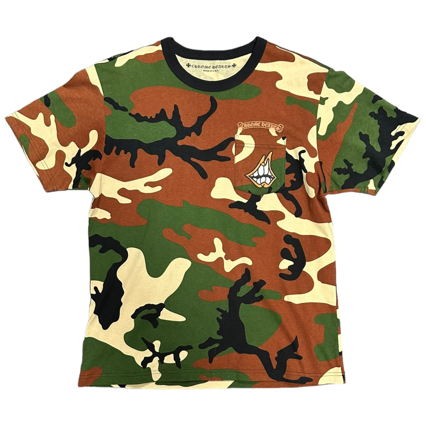 Chrome Heart Camo Matty Boy Caution Tee