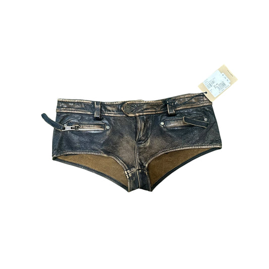 Dsquared2 leather shorts FDWMNS