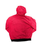 Vintage Carhartt Zip Up Hoodie Red