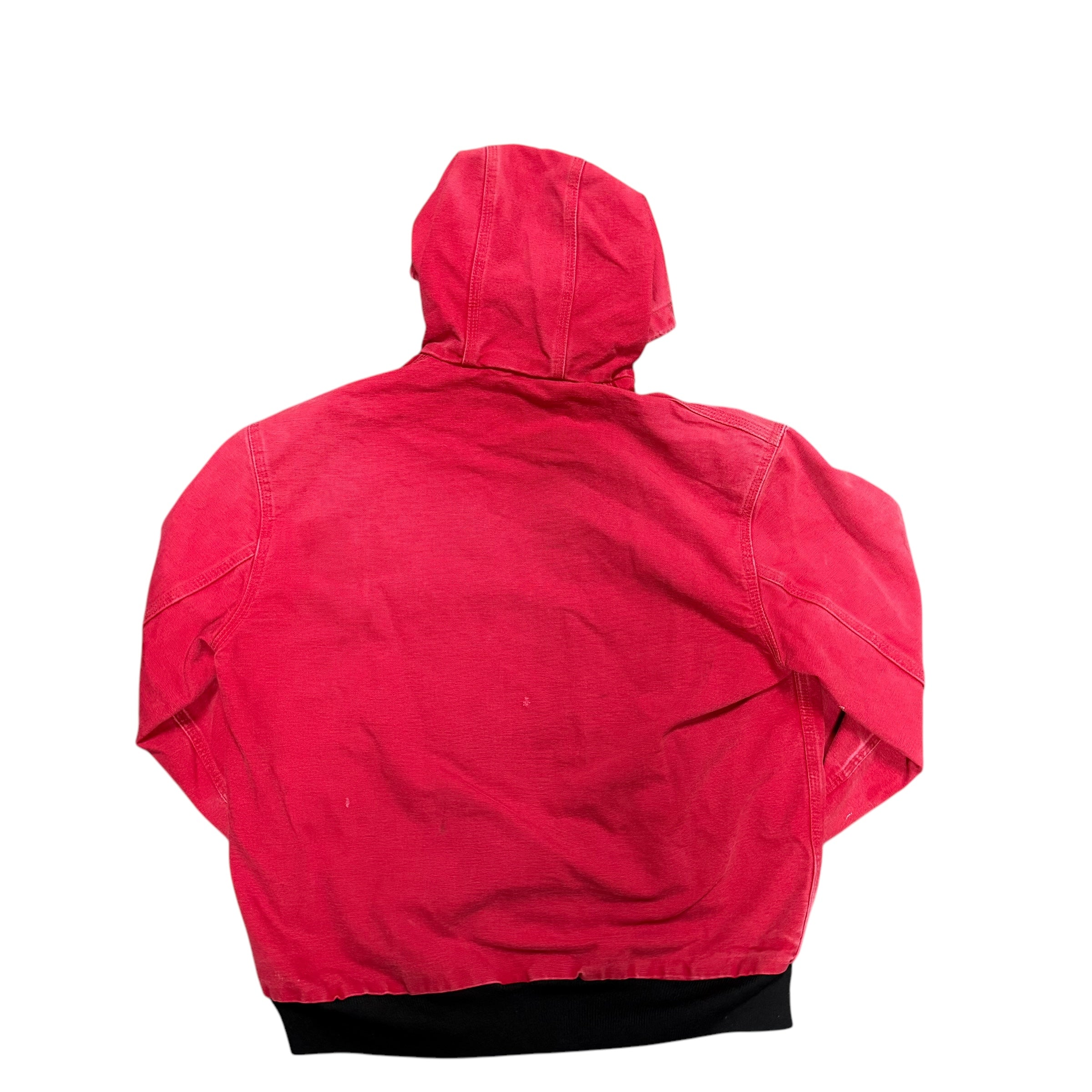Vintage Carhartt Zip Up Hoodie Red