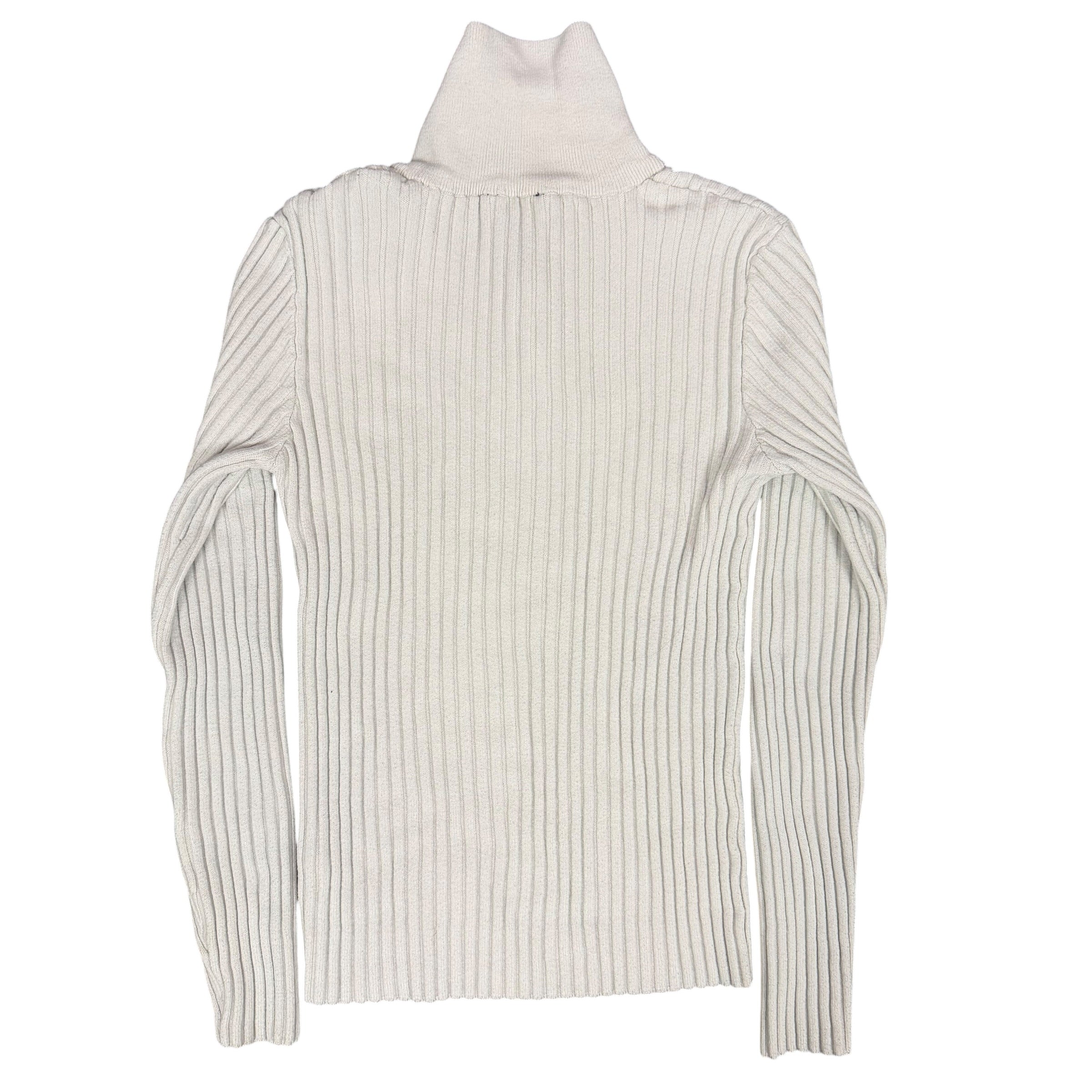 Ribbed BEBE Sweater “White”