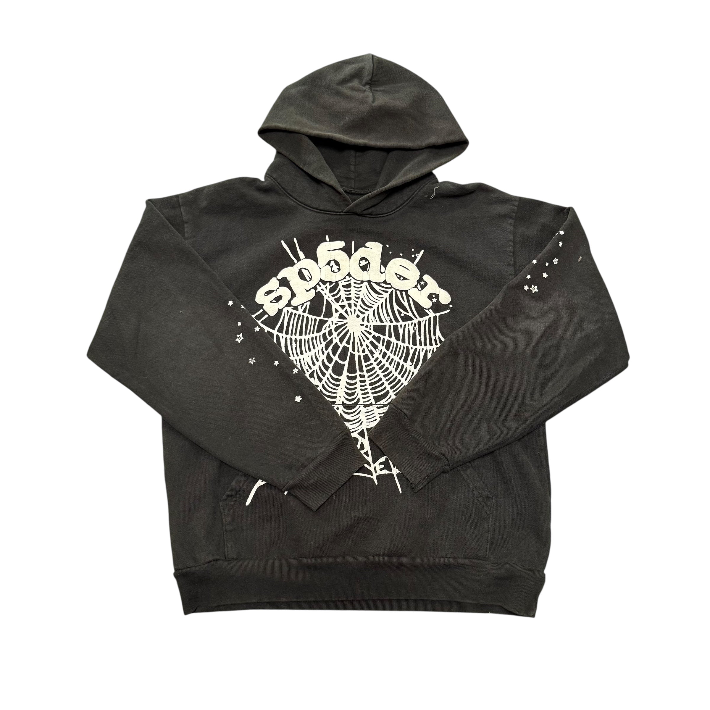 Sp5der Black Hoodie