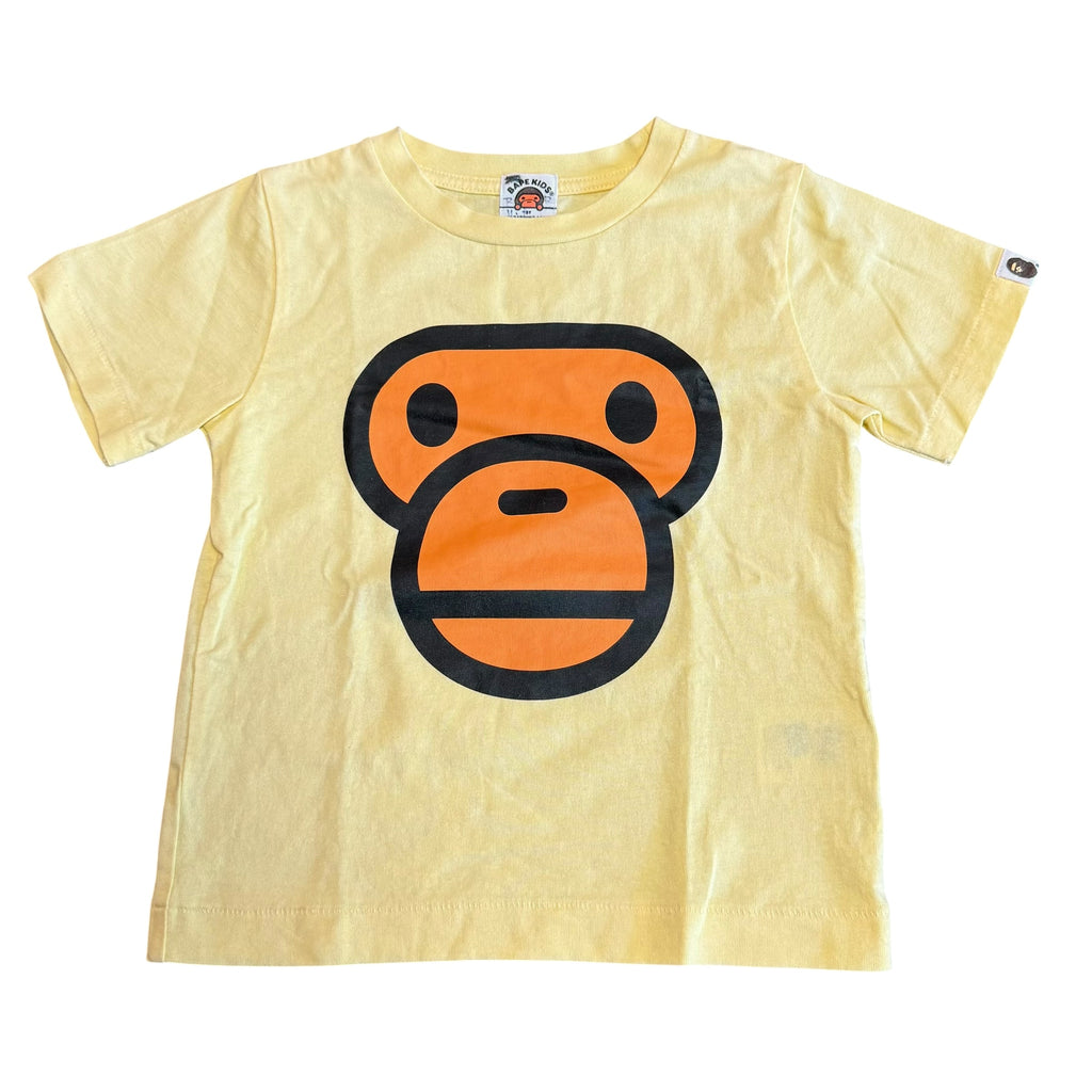 Kids Bape Baby Milo Yellow Tee