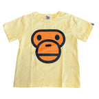 Kids Bape Baby Milo Yellow Tee