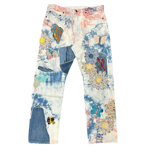 Kapital Crazy Papillon Patchwork Jeans