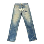 Vintage A Bathing Ape Distressed Denim