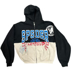 SP5DER Campers Field Zip Hoodie ‘Onyx’