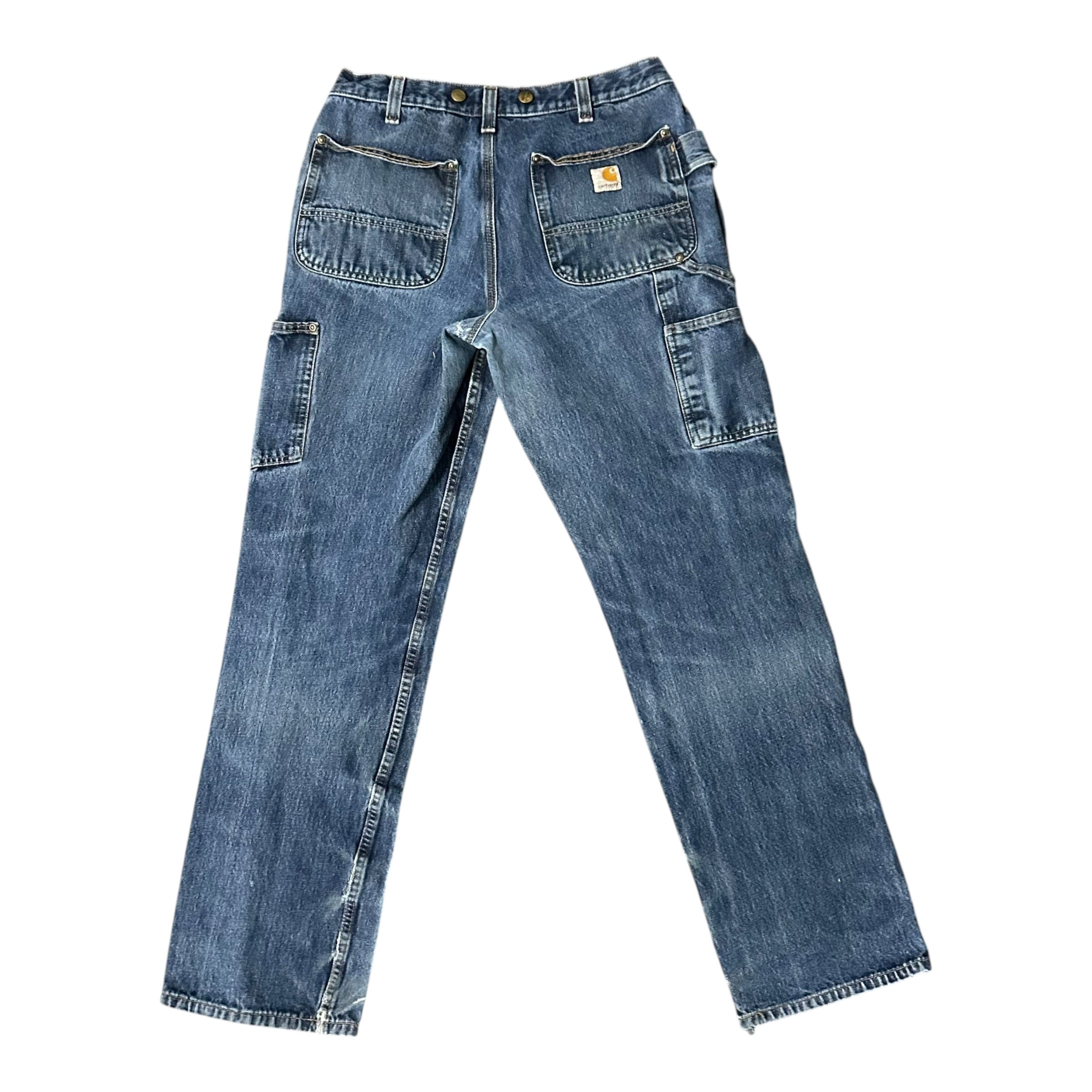 Vintage Carhartt Blue Jean Double Knee(33x34)