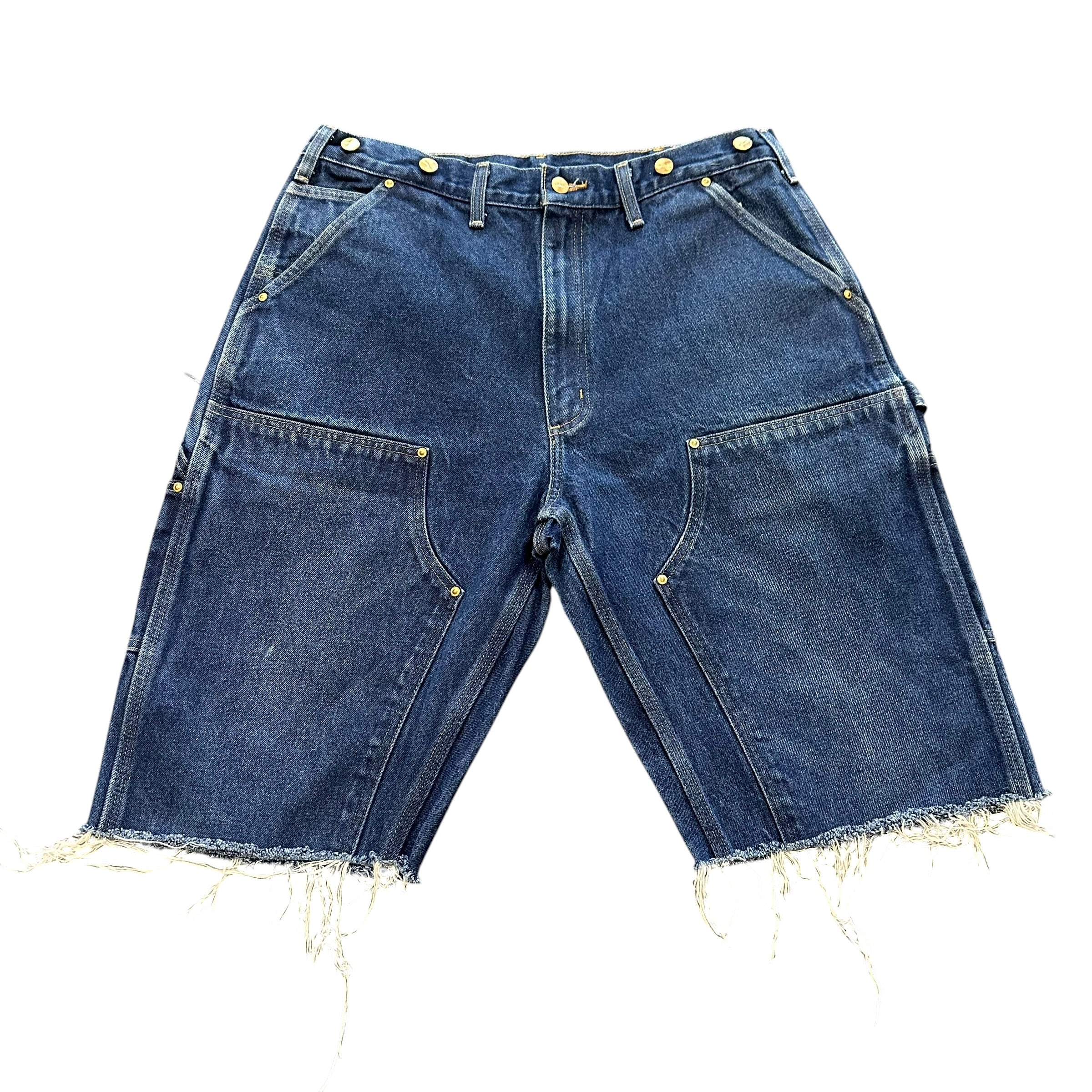 Carhartt Denim Double Knee Carpenter Shorts (33)