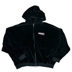 Balenciaga Velour Zip-Up