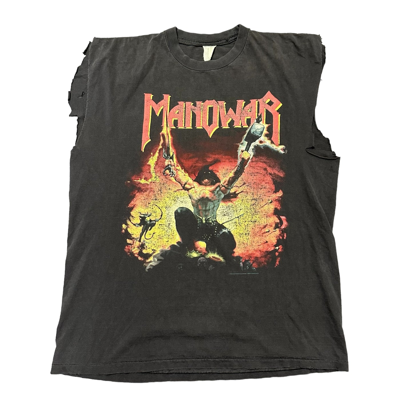 ‘92 Manowar World Tour Cutoff Tee