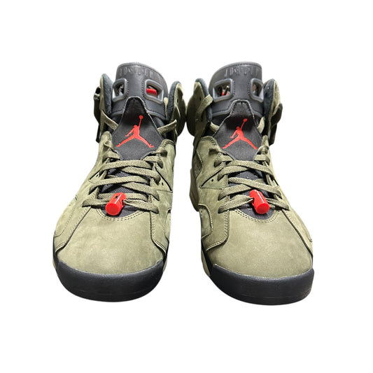 Travis Scott Jordan 6 Olive Green