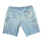 Vintage Carhartt Blue Double Knee Shorts(42)