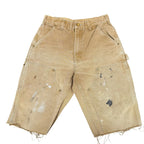 Vintage Carhartt Paint Splatter Shorts (30)