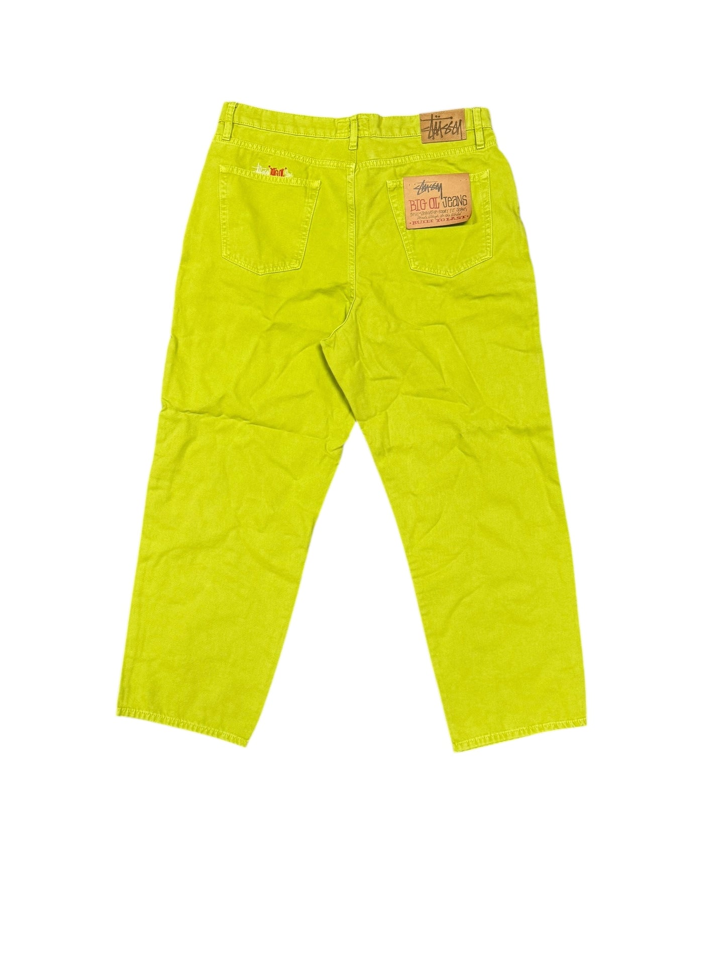 Stussy Green Denim