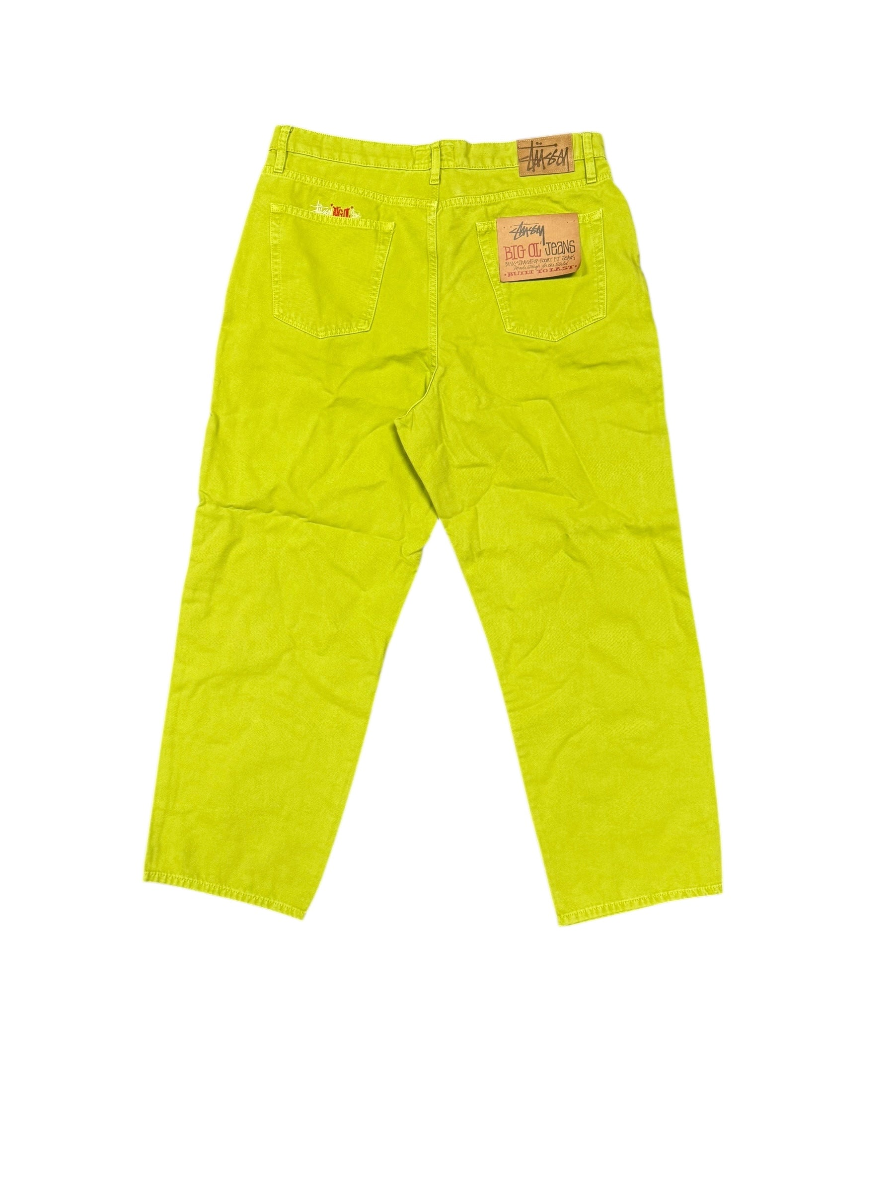Stussy Green Denim