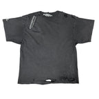 Balenciaga Black Oversized Repaired Tee