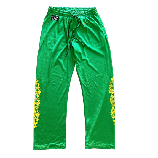 Chrome Hearts Green/Yllw Mesh Pants