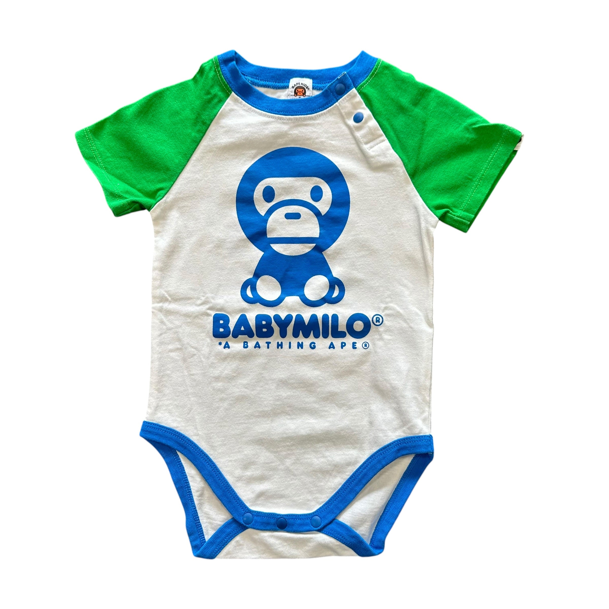 Kids Bape Baby Milo Blue/Green Set