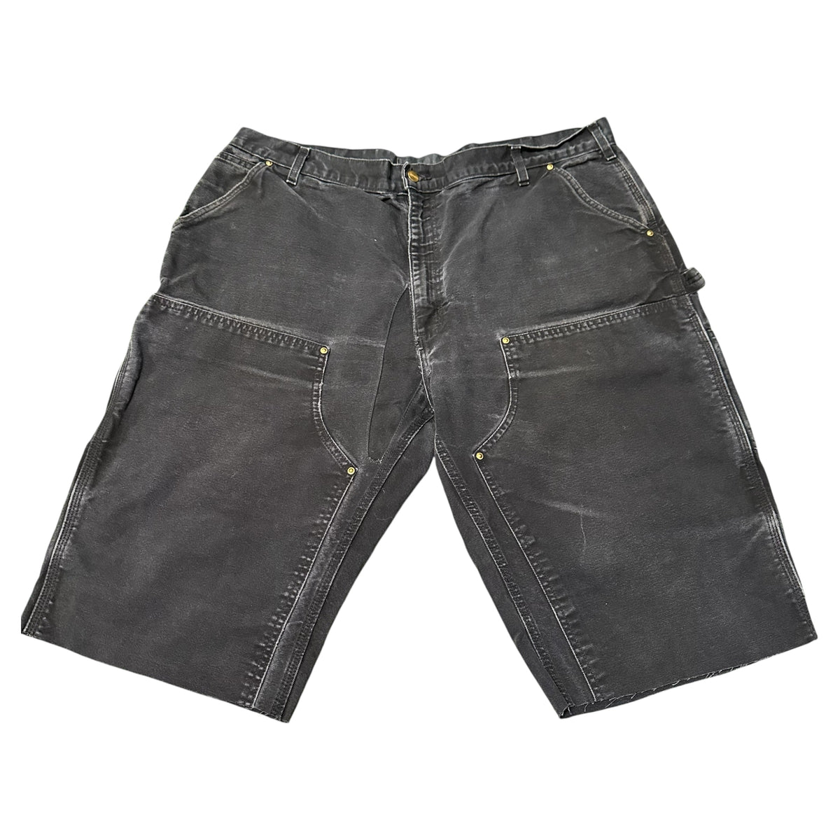 Vintage Black Carhartt Double Knee Shorts (42)