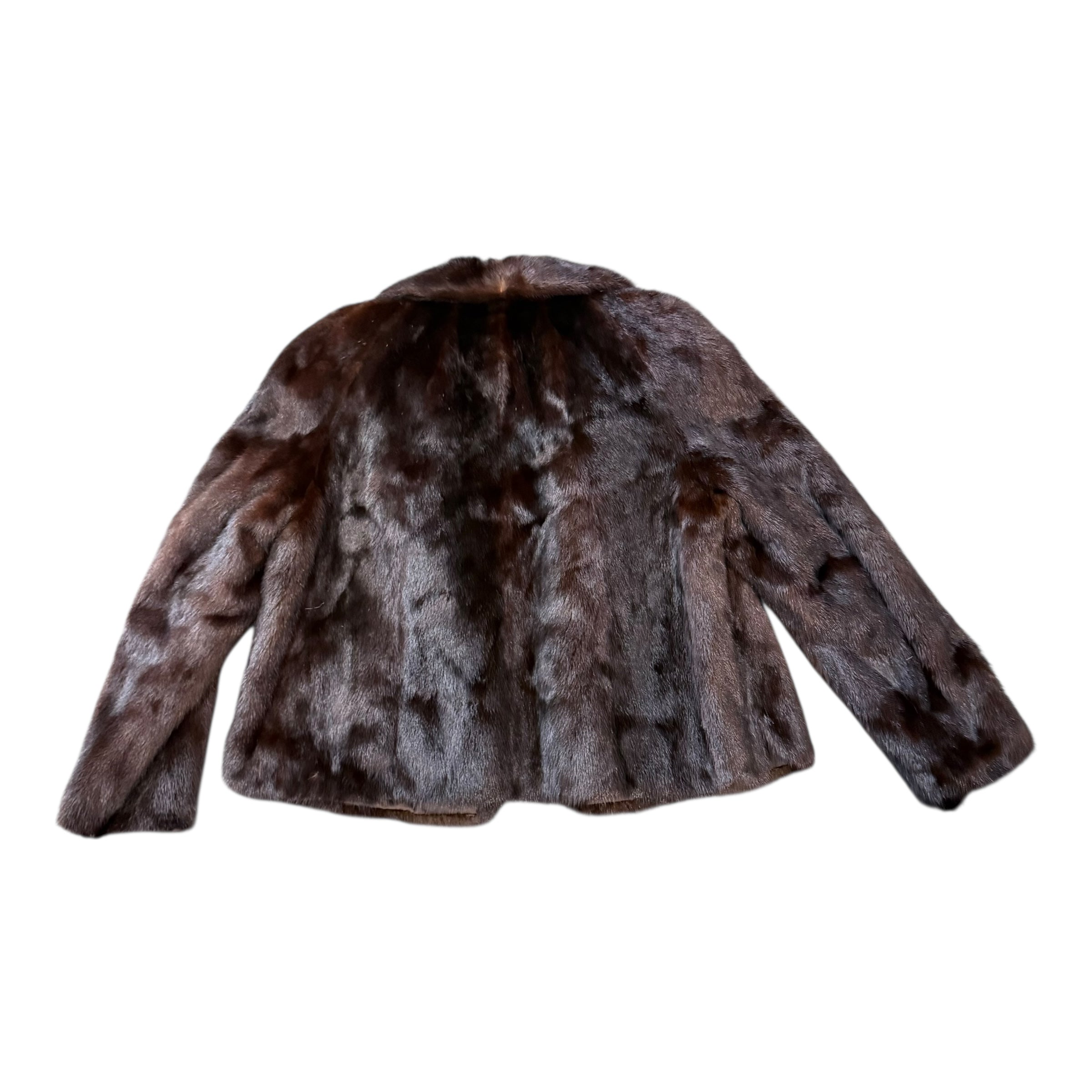 Brown Fur Mink Coat