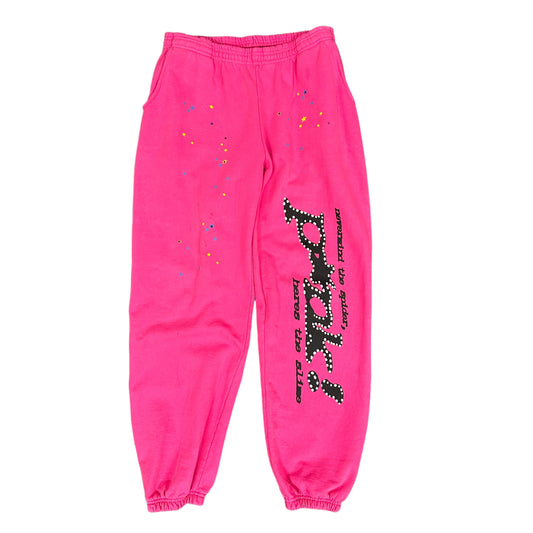 Pink Sp5der Sweatpants