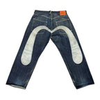 Evisu Dark Blue/Gray Jeans (38x35)