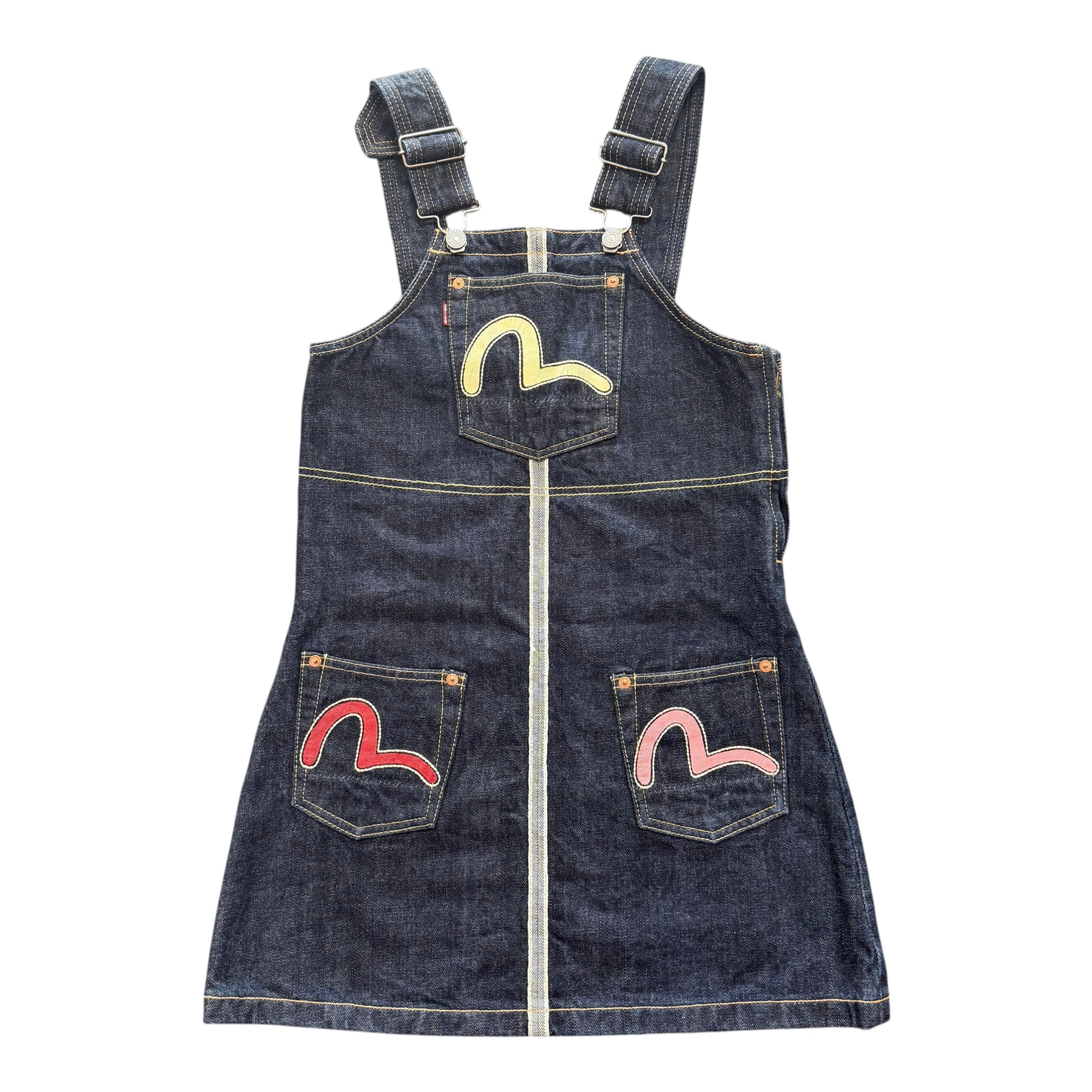EVISU Denim Jumper Dress