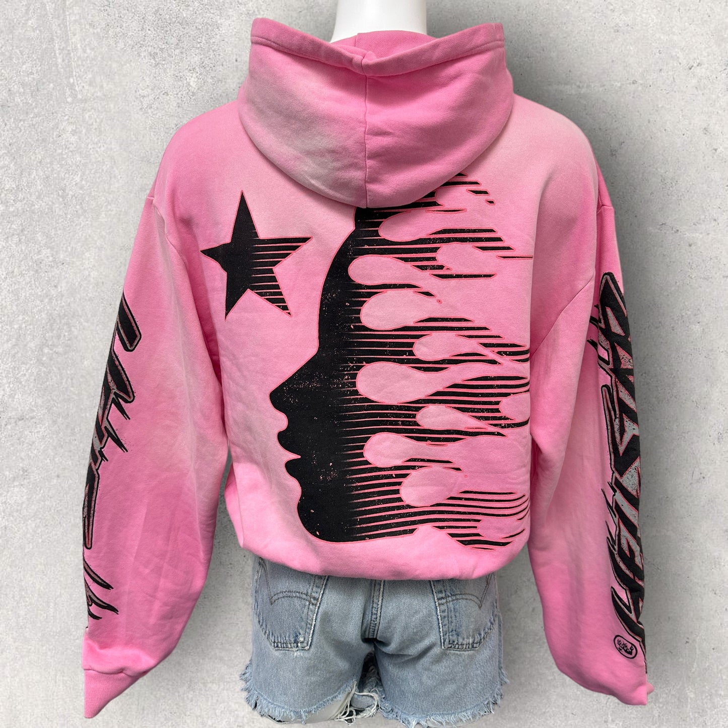 Hellstar Pink Future Flame Hoodie