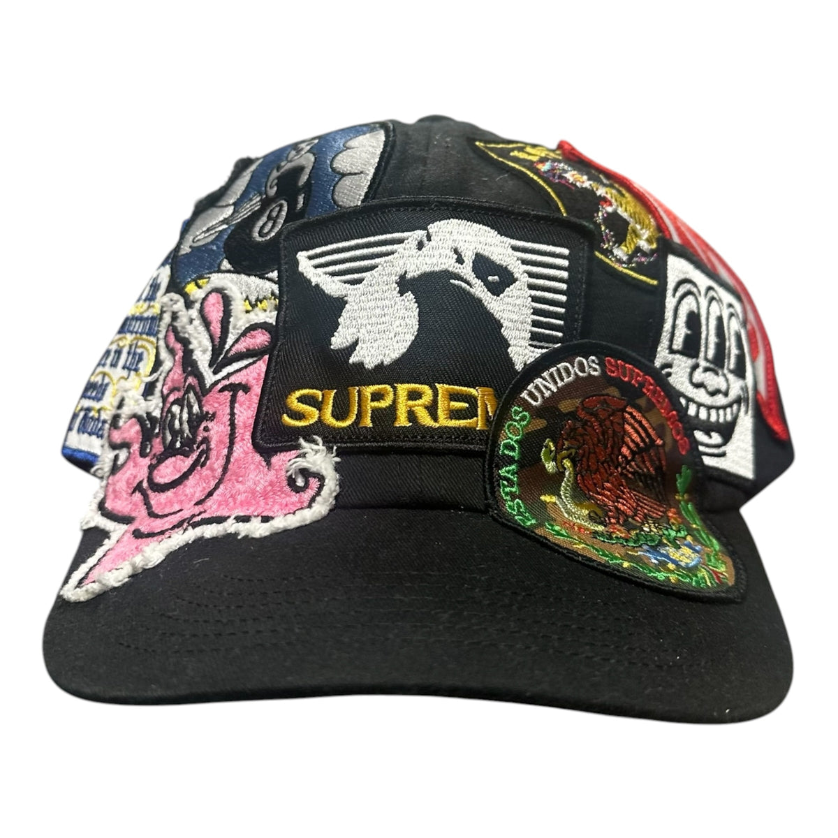 Supreme Patches 6-Panel 'Black'