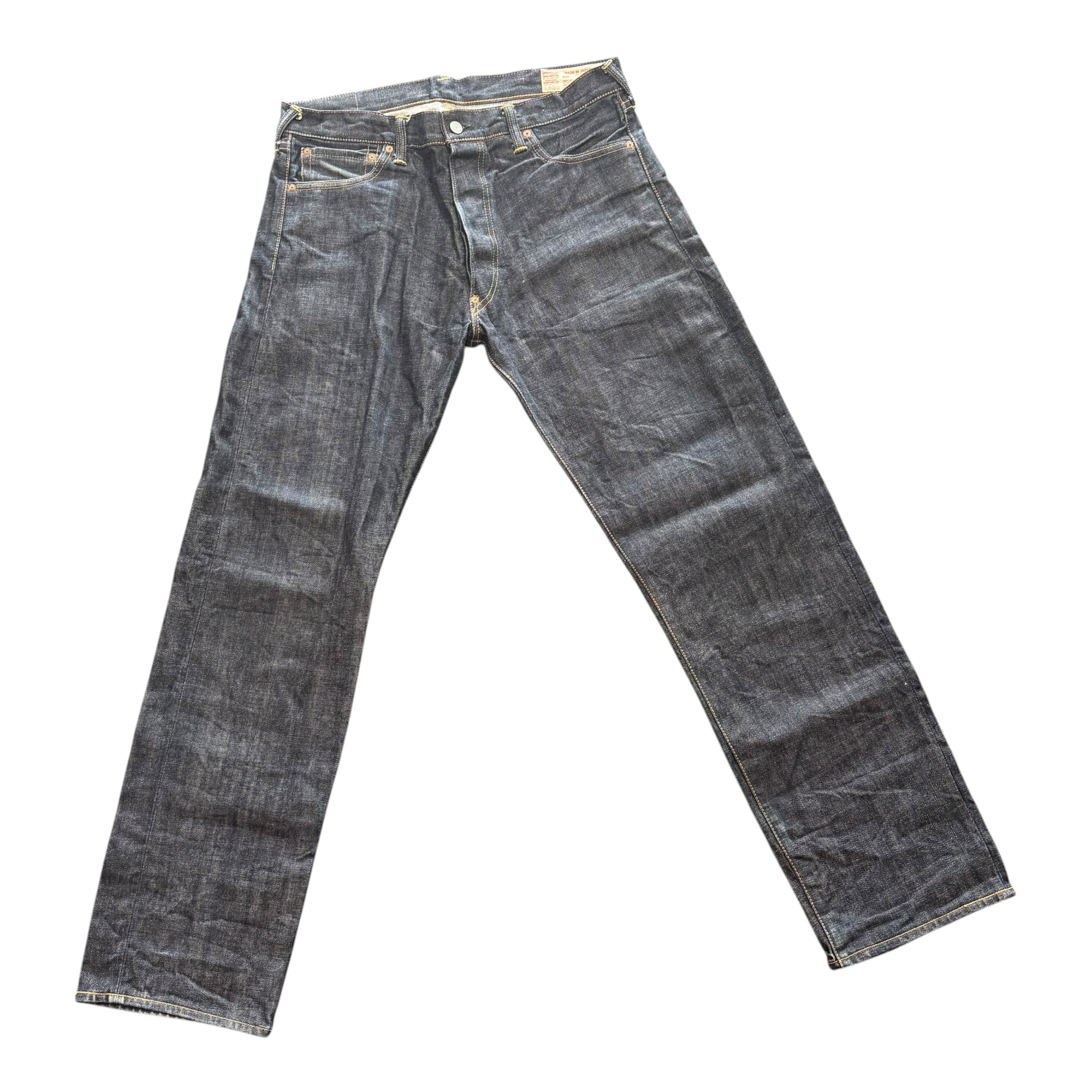 Evisu Jeans Dark Blue/Yellow