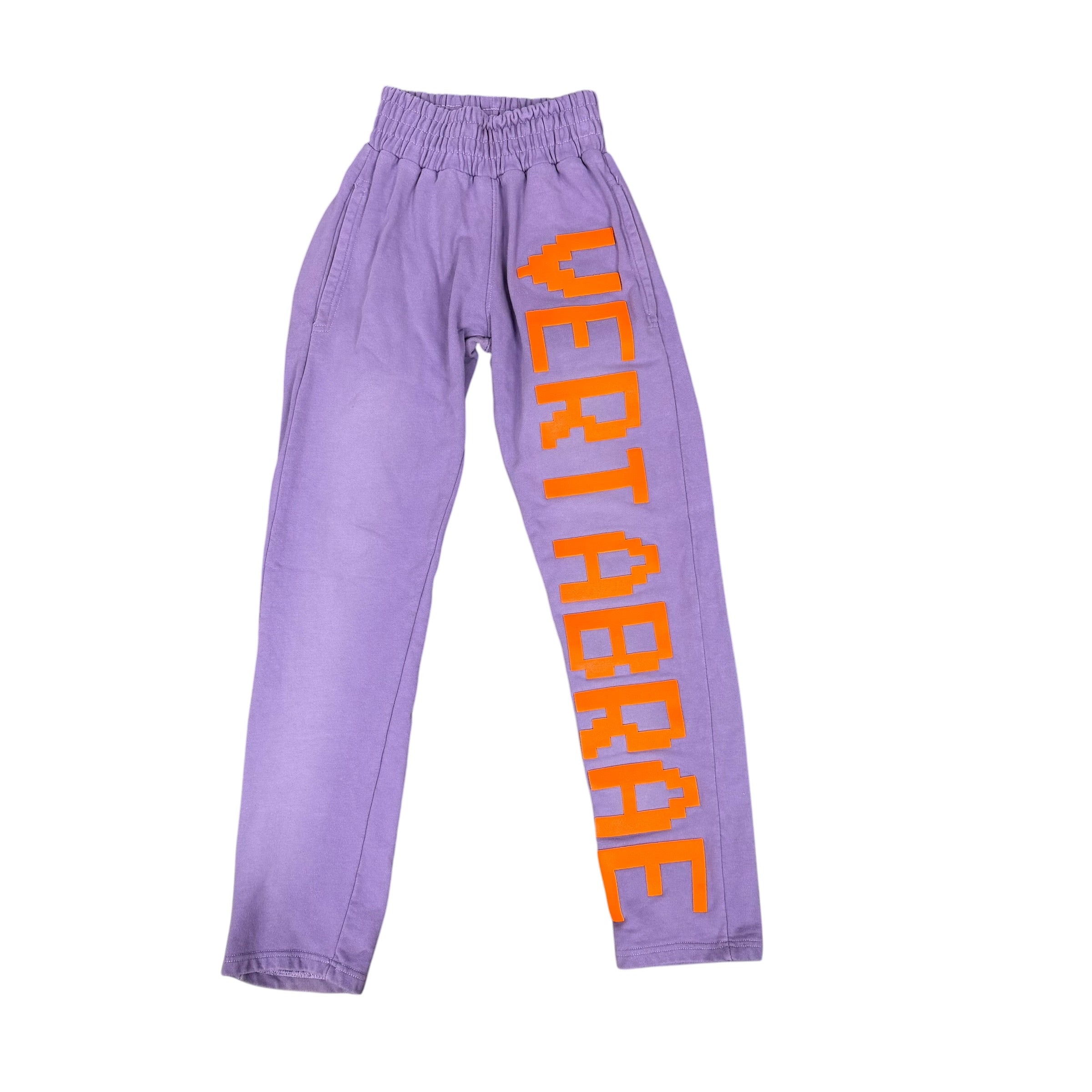 Vertabrae Purple/Orange Sweatpants