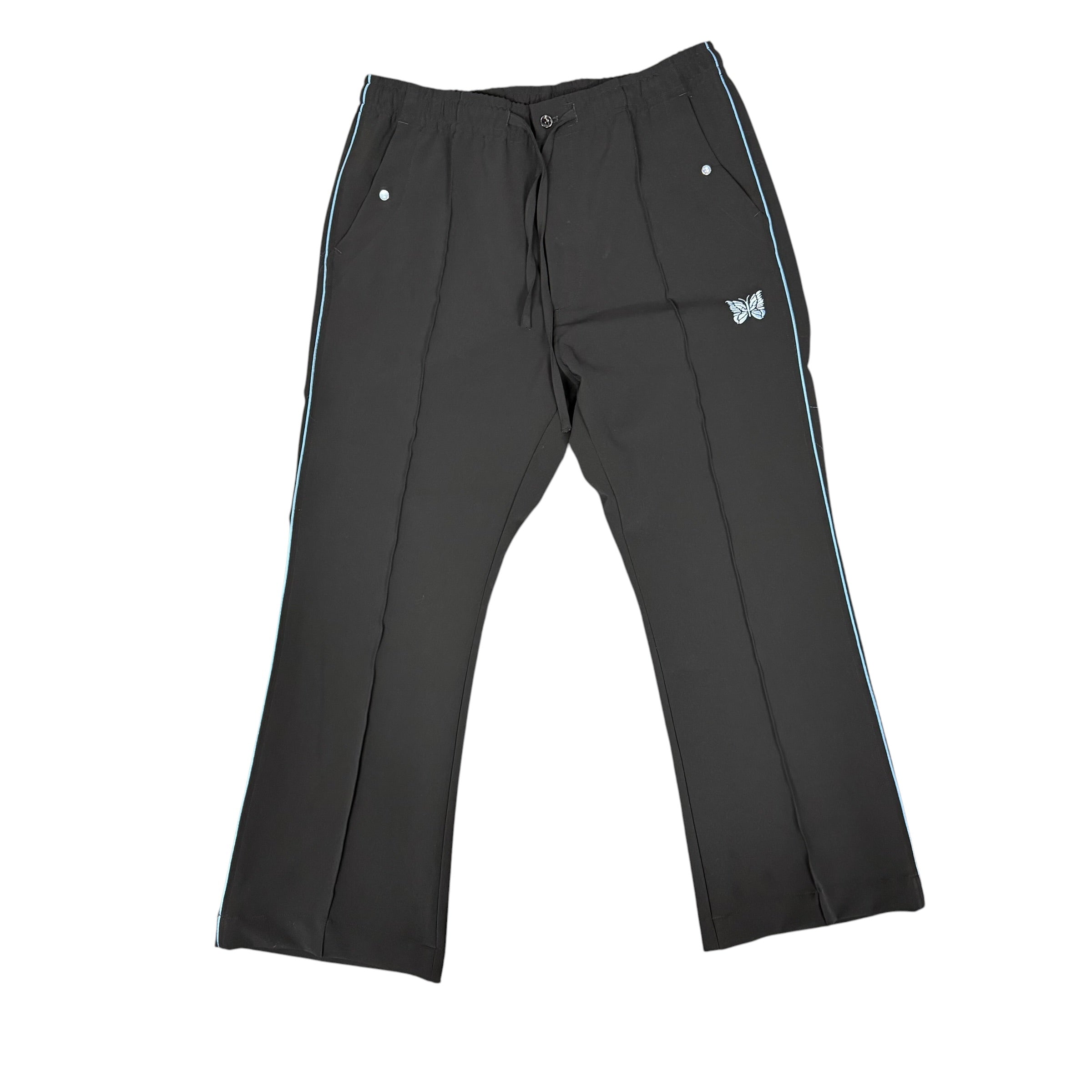 Needles Piping Cowboy Pant in Black Poly Double Cloth