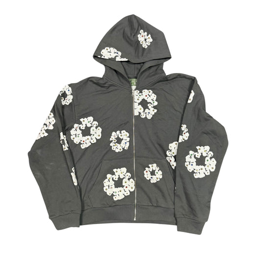 Denim Tears Rhinestone Wreath Zip Hoodie