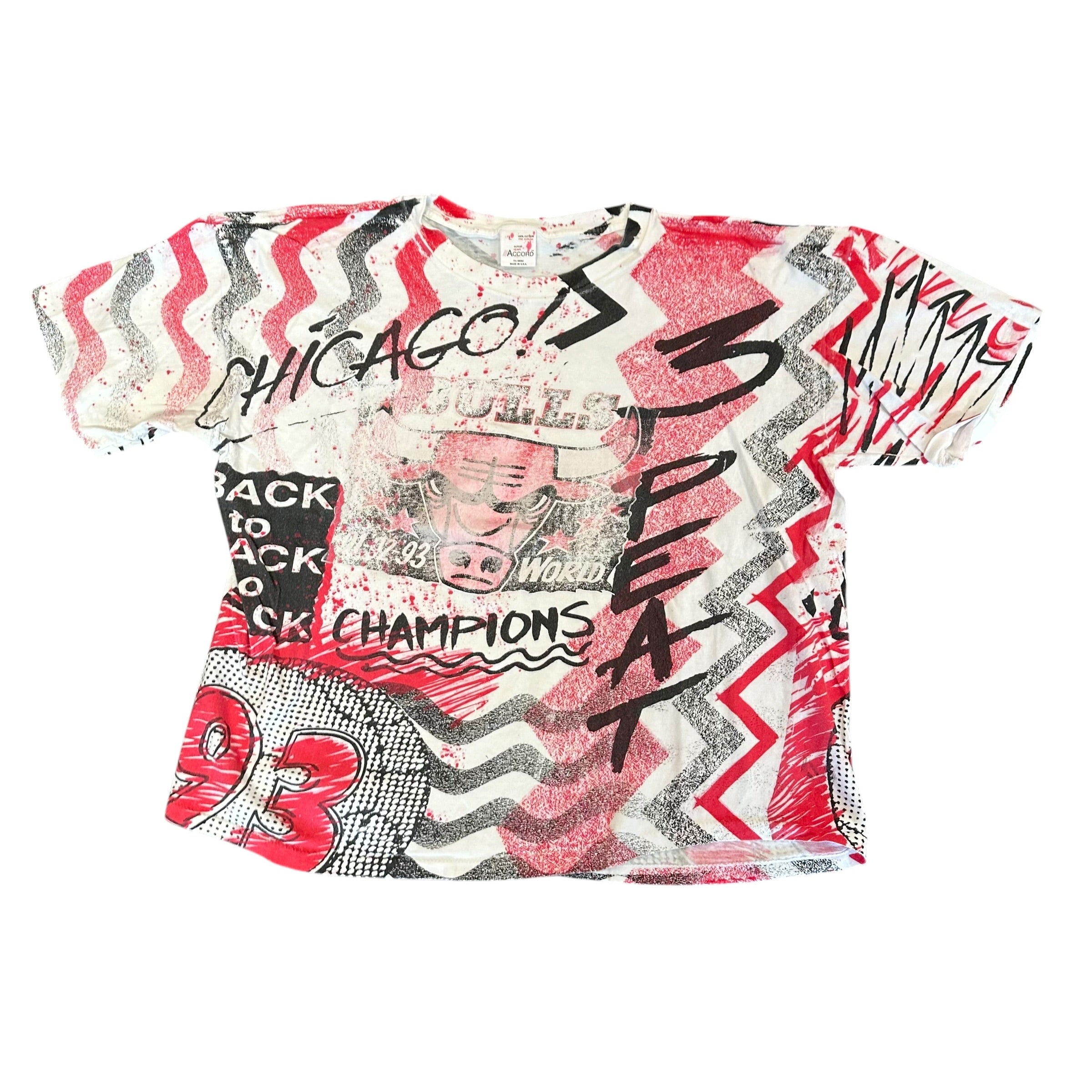 Vintage Bulls All Over Print Shirt