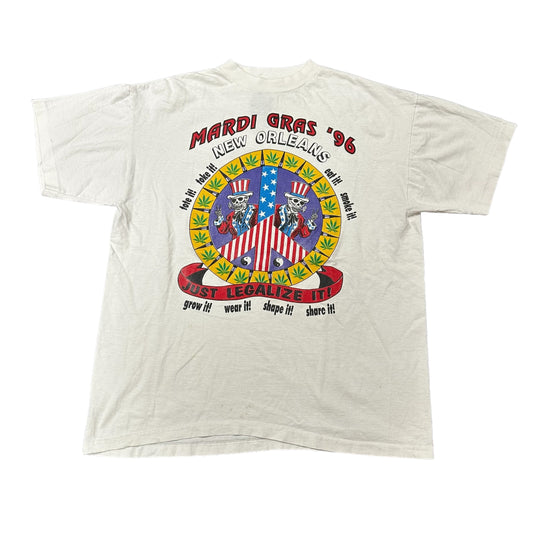 ‘96 Grateful Dead Mardi Gras Legalize It Tee