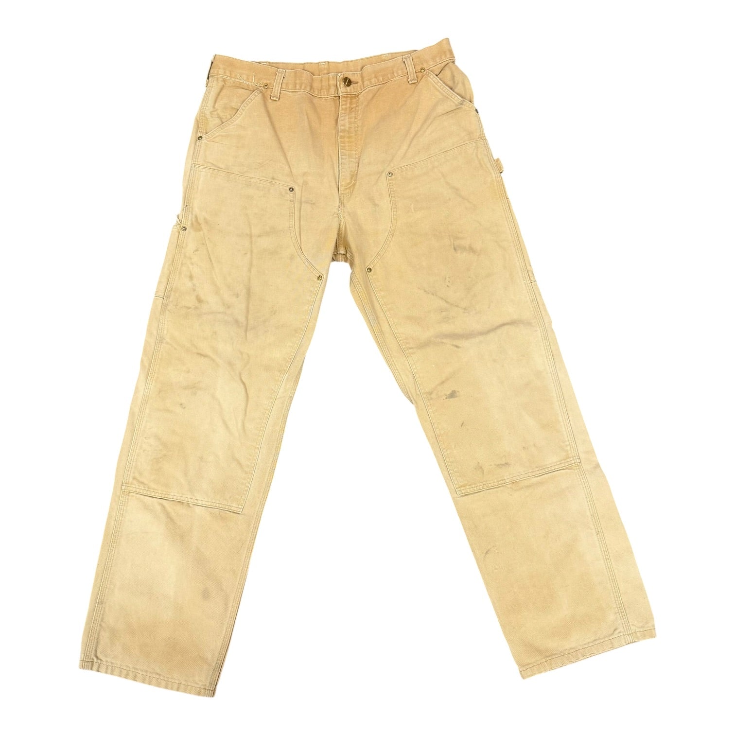Tan Carhartt Double Knee Pants(36)