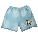 424 Blue Academy Crest Sweatshorts