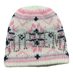 BRAND NEW Supreme Studded Fair Isle Beanie “Pink/White”